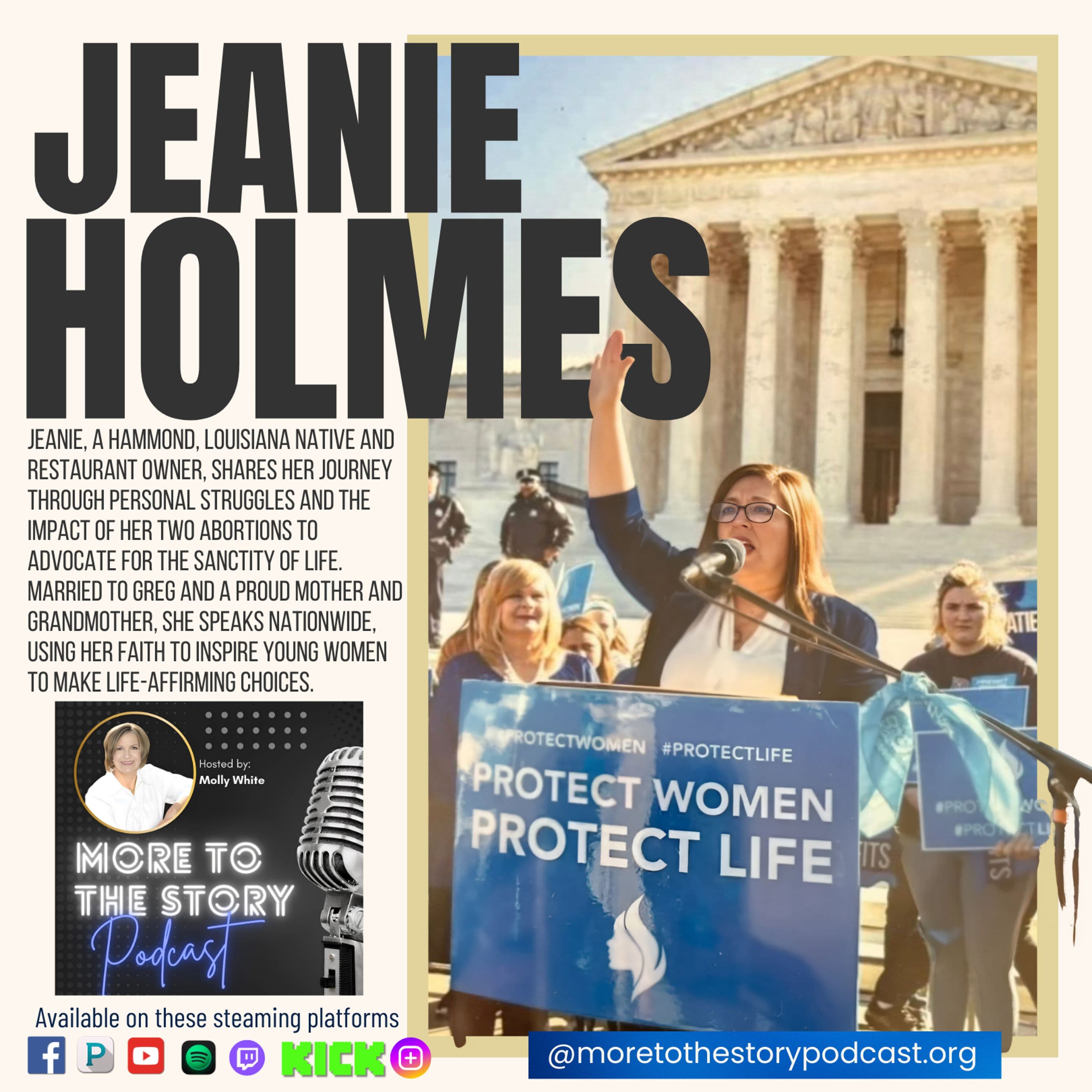 Serving Life:  A Dynamic Interview With Jeanie Holmes
