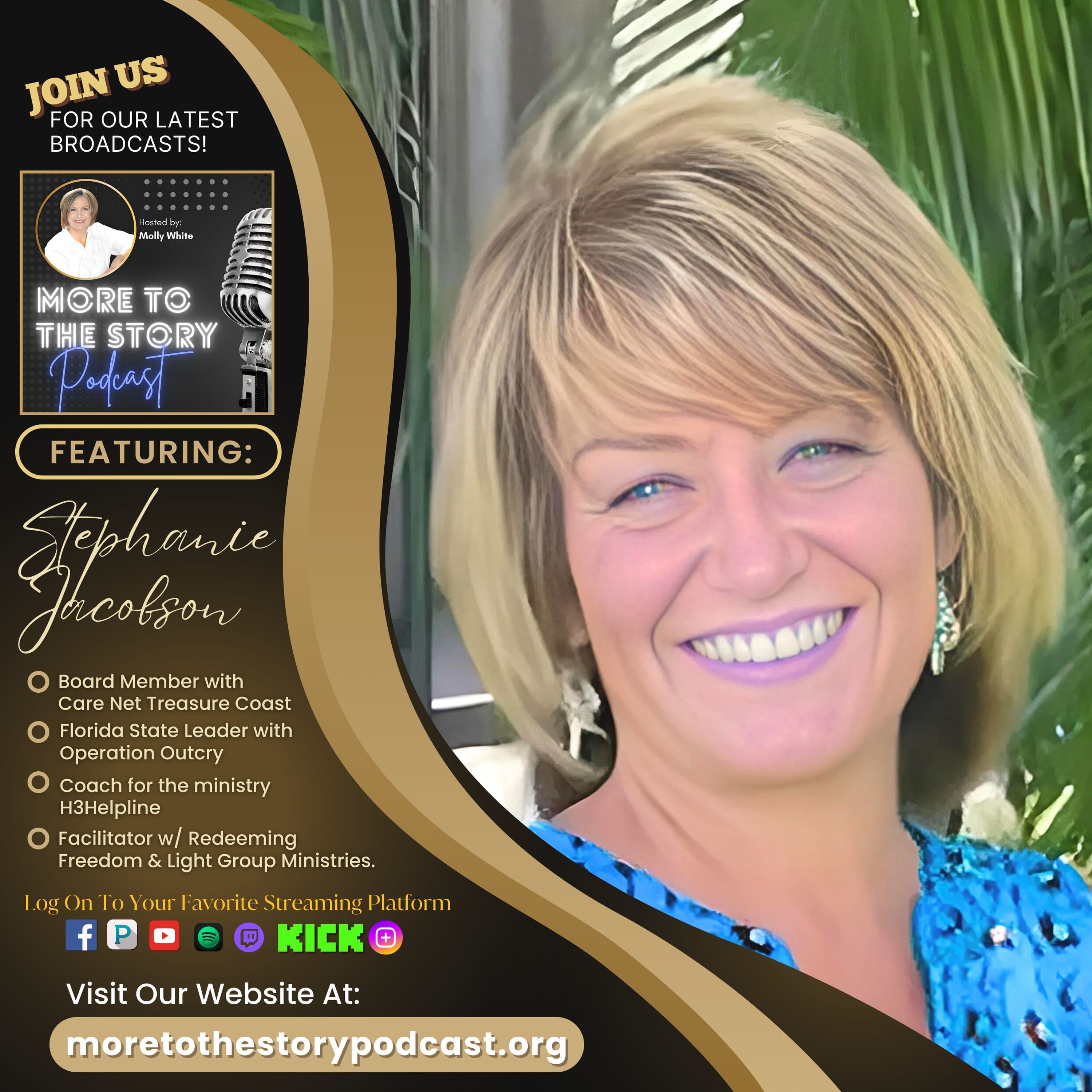 Interview With Stephanie Jacobson On More To The Story With Molly White