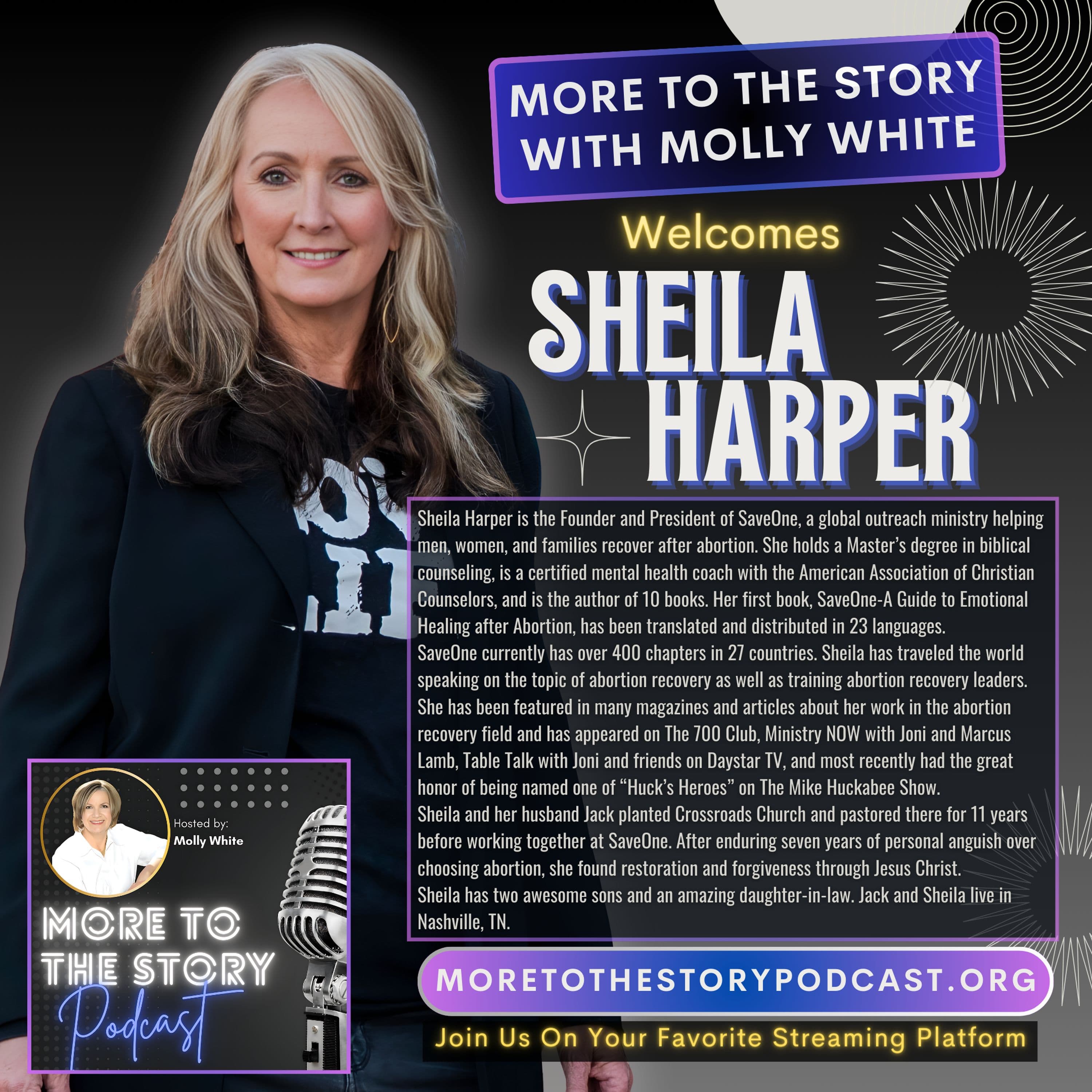 More To the Story With Molly White - SaveOne