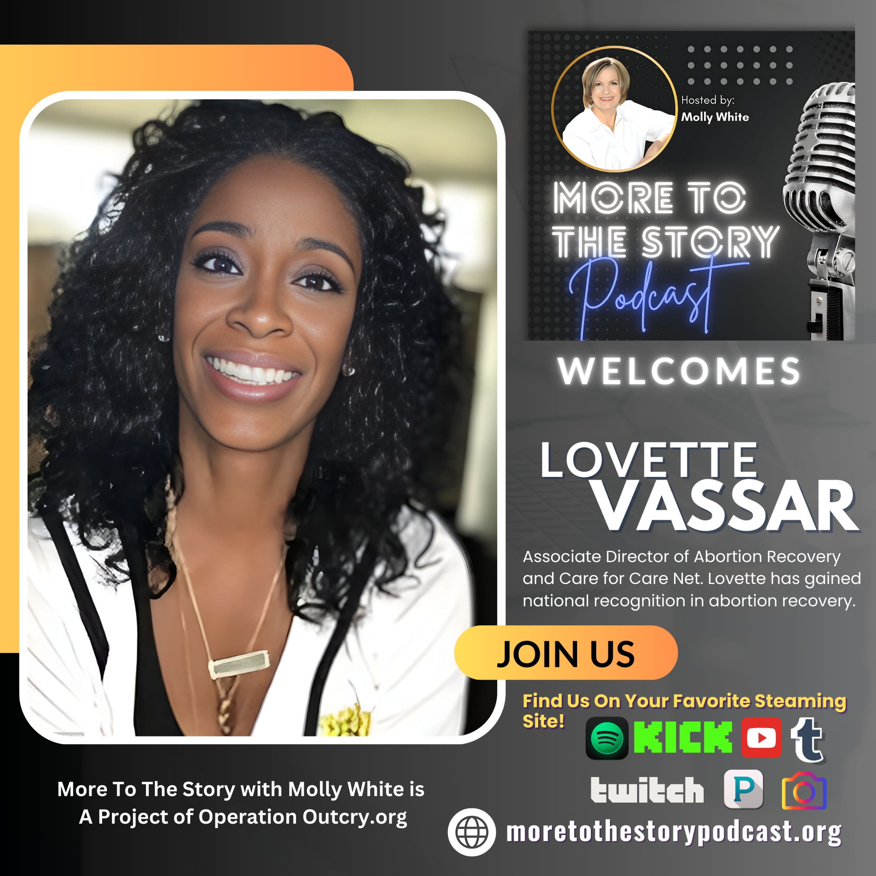 Guest Lovette Vassar Joins More To The Story With Molly White.