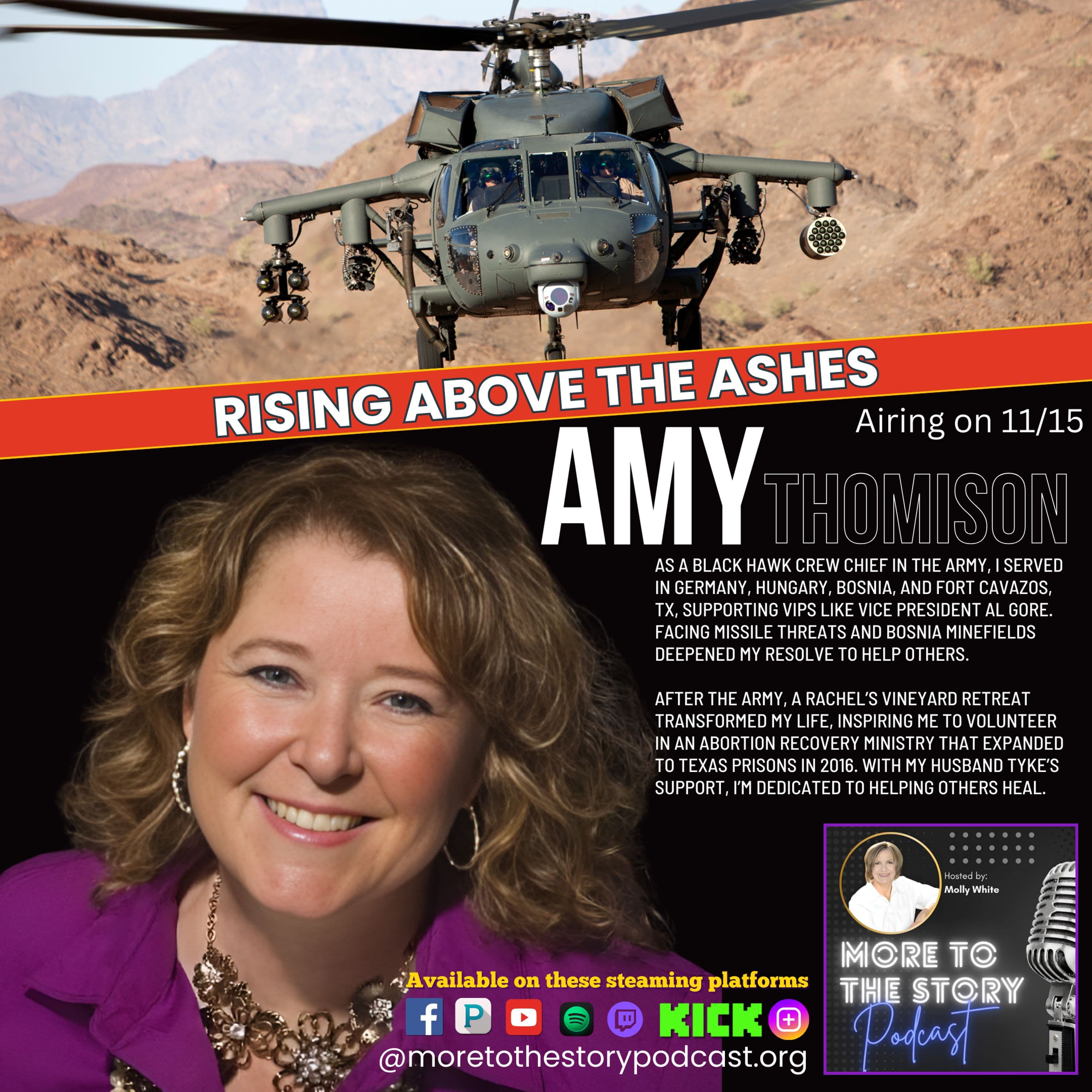 Rising Above the Ashes, Interview With Amy Tomilson